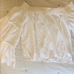 Free people off the shoulder bell sleeve top